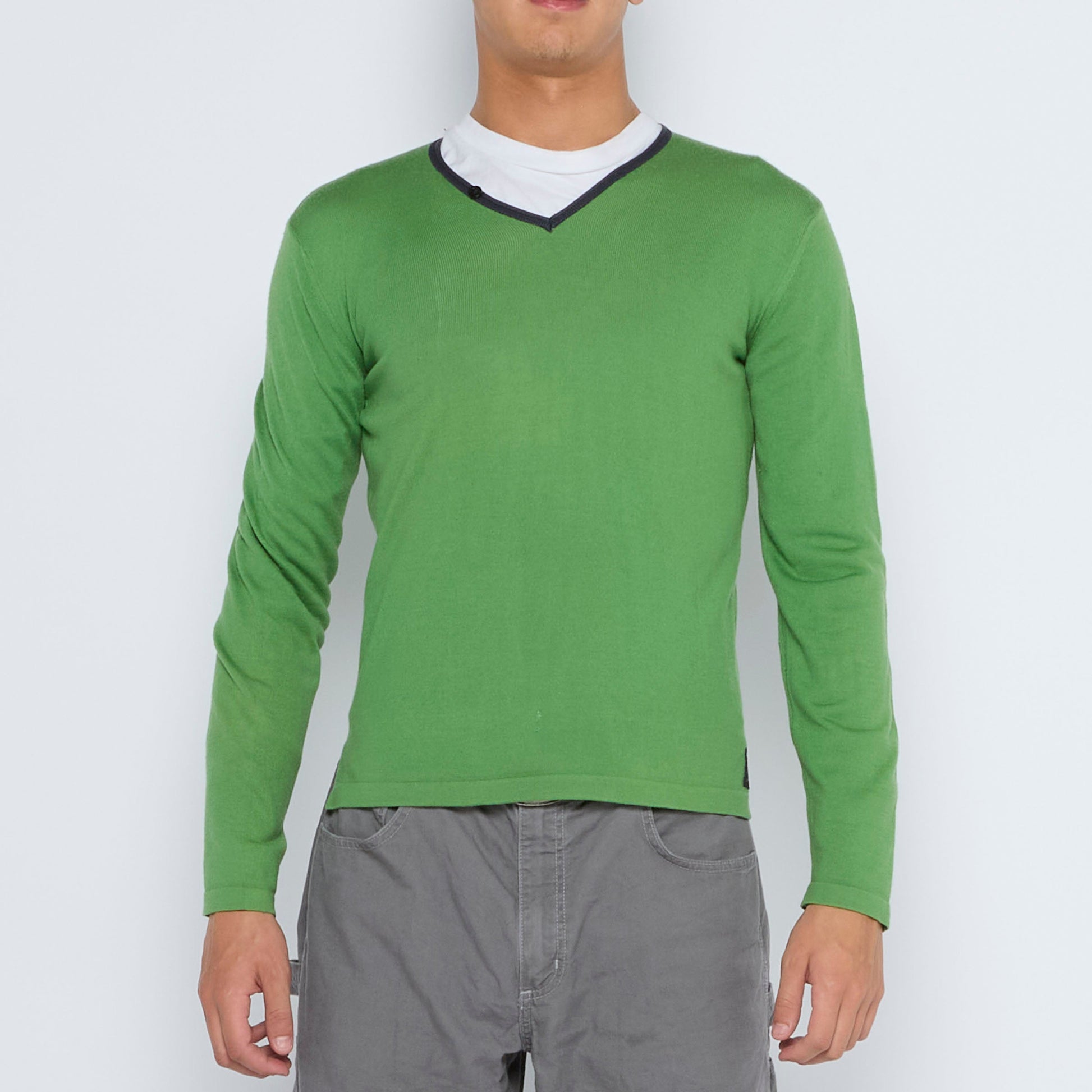 Armani V-Neck Sweater - S