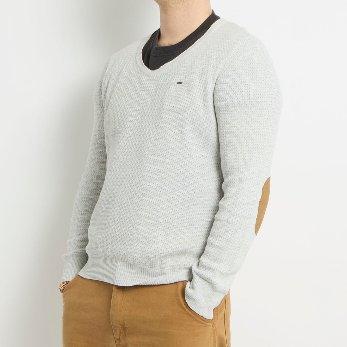 Tommy Hilfiger V-Neck Knitted Sweater - S