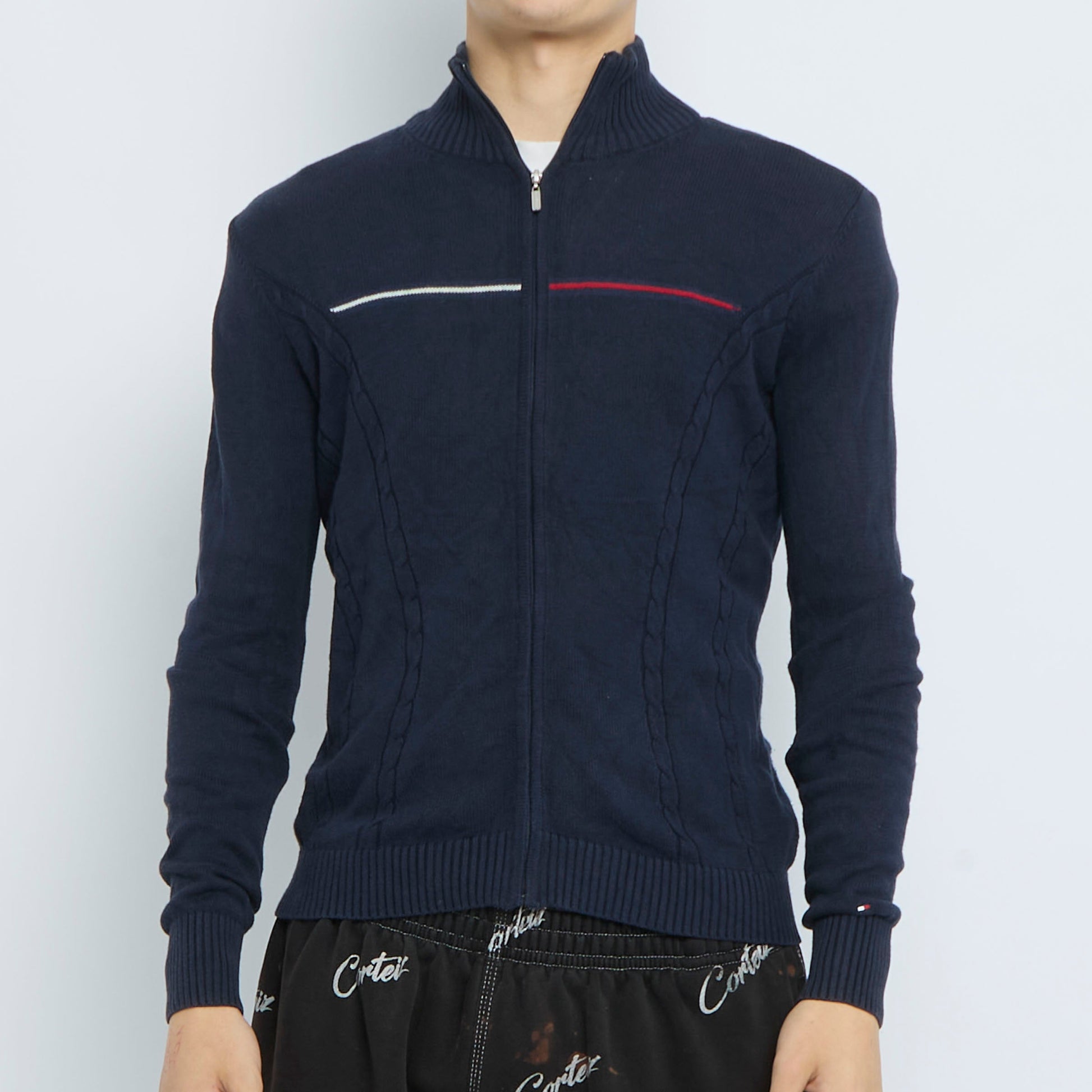 Tommy Hilfiger Full Zip Sweater - S