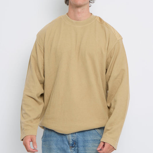 Ribbed Crewneck Sweater - XL