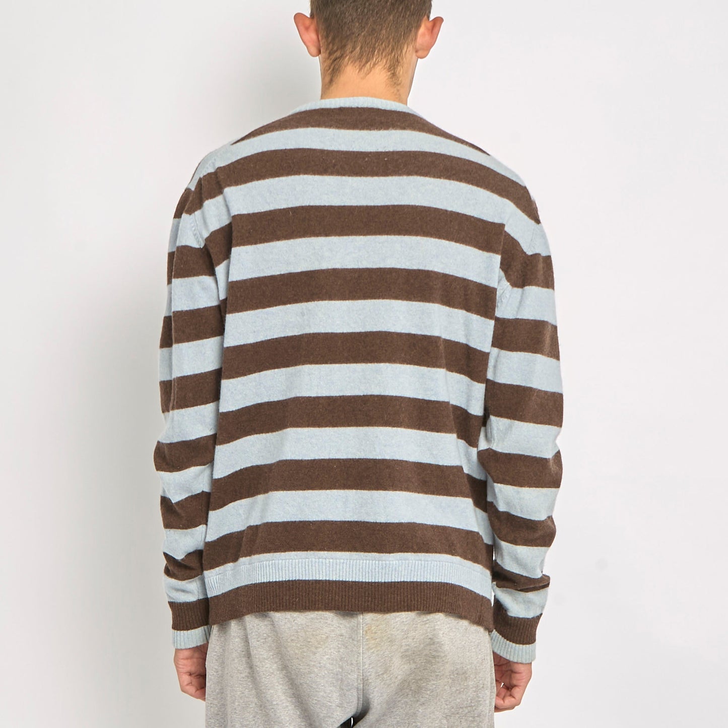 Kappa Stripe Knitted Jumper - XL