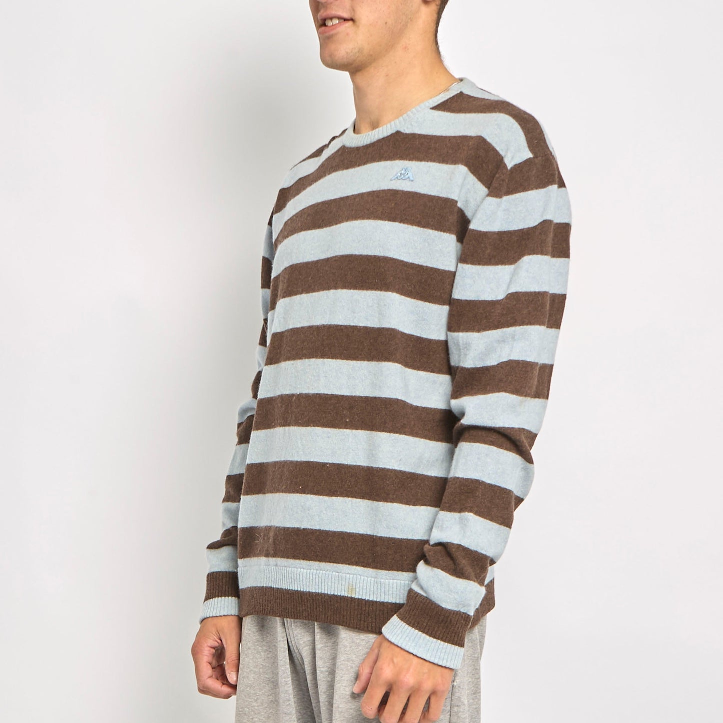 Kappa Stripe Knitted Jumper - XL