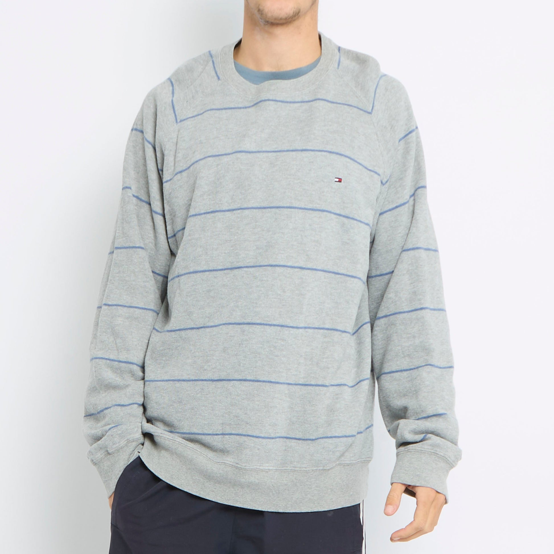 Tommy Hilfiger Striped Crewneck Sweater - XL