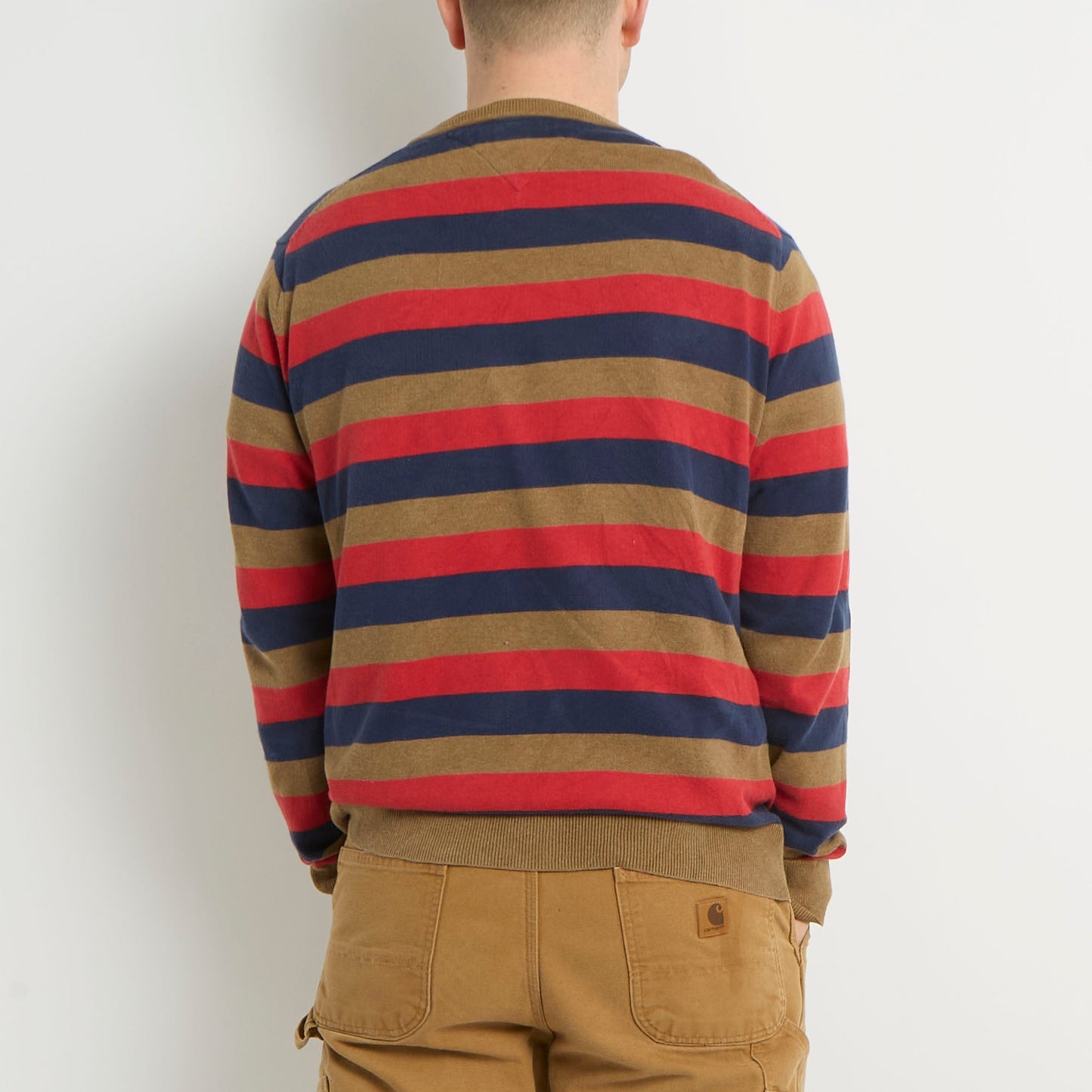 Tommy Hilfiger Crewneck Striped Knitted Sweater - XL