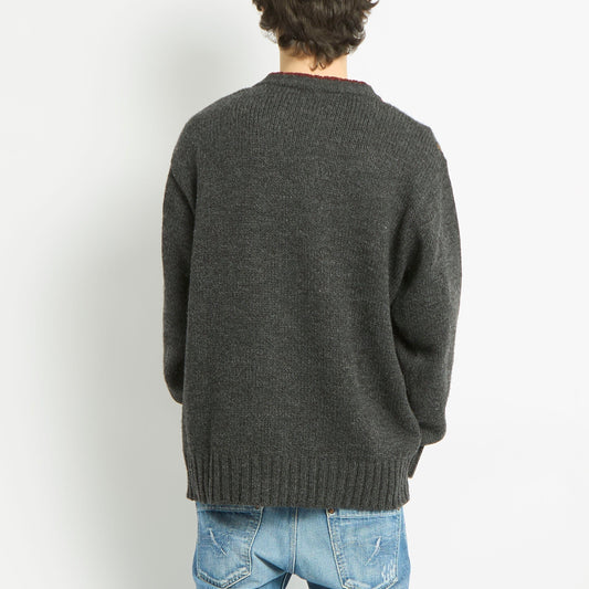 Trussardi Heavy Knit Crewneck Sweater - XL