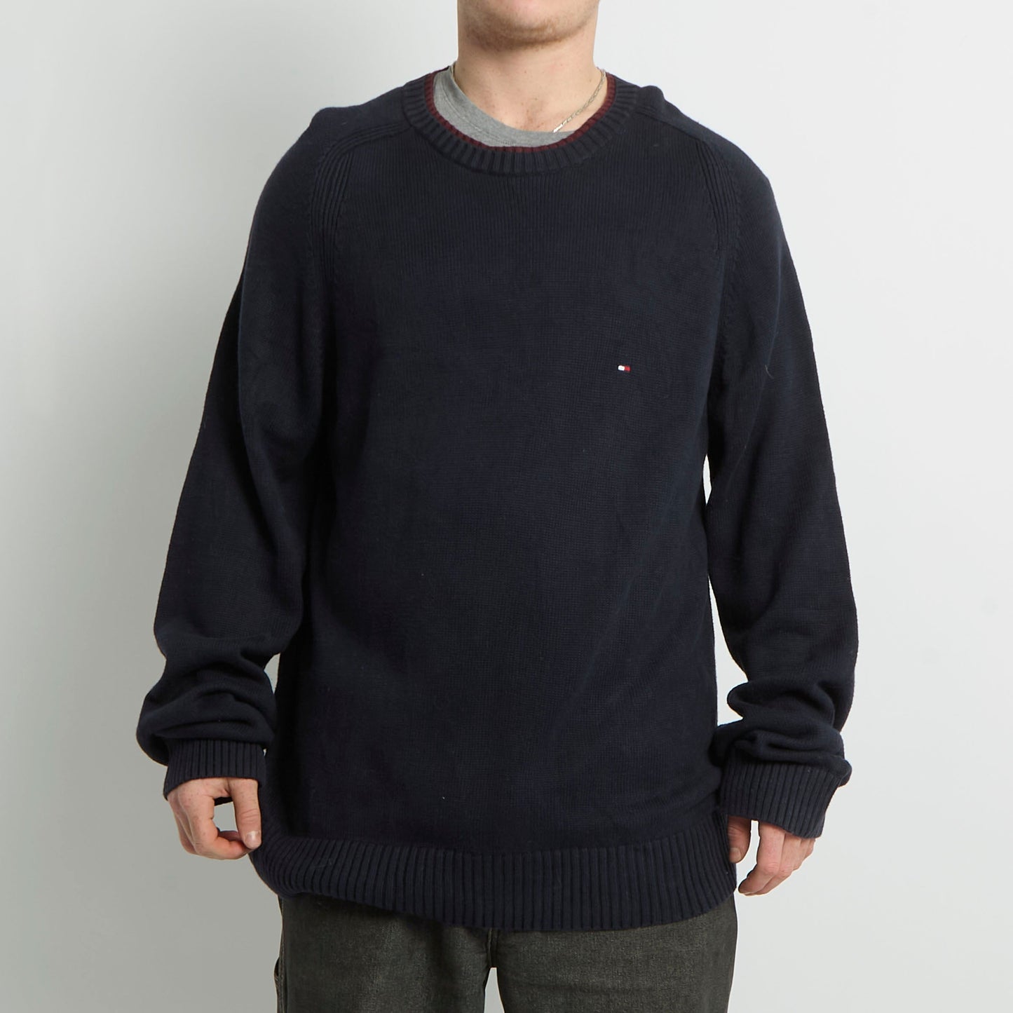 Tommy Hilfiger Heavy Knit Crewneck Sweater - XL