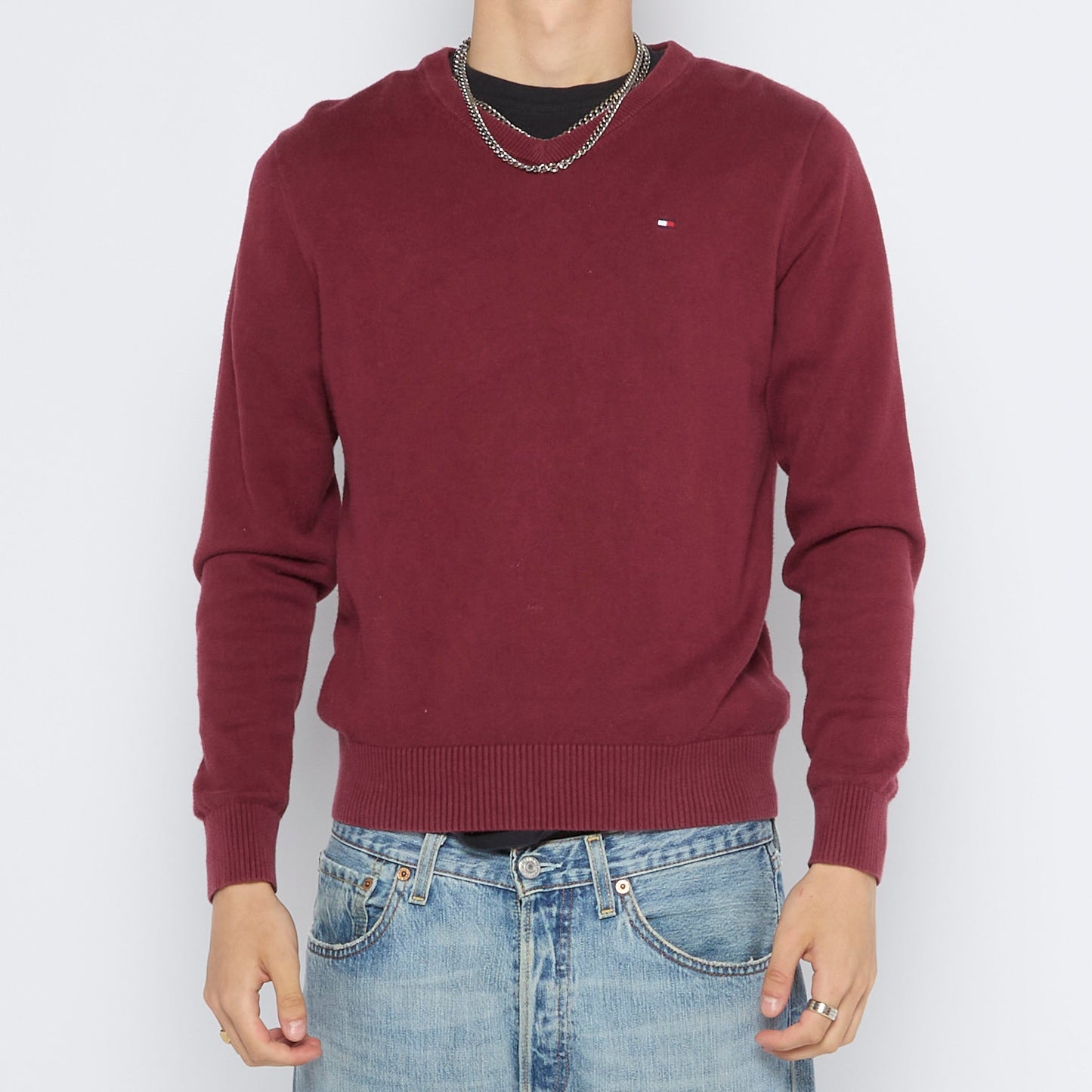 Tommy Hilfiger V-Neck Sweater - XS