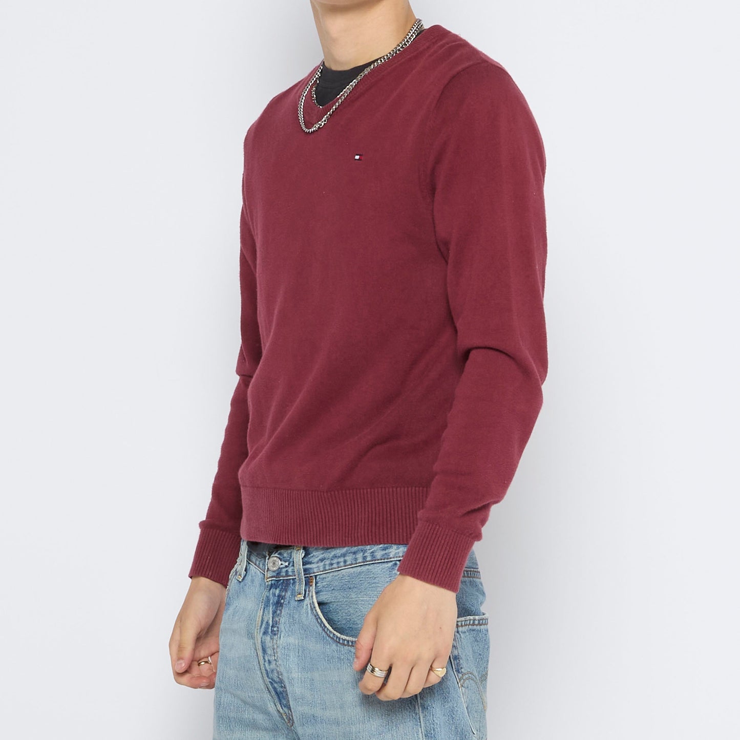 Tommy Hilfiger V-Neck Sweater - XS