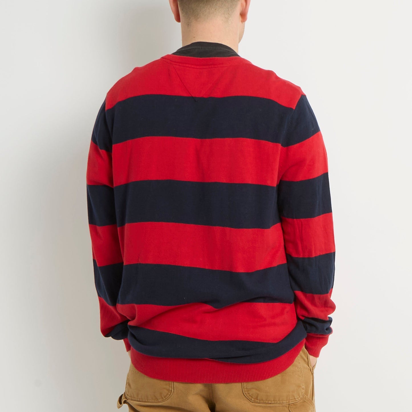 Tommy Hilfiger Crewneck Striped Knitted Sweater - XXL