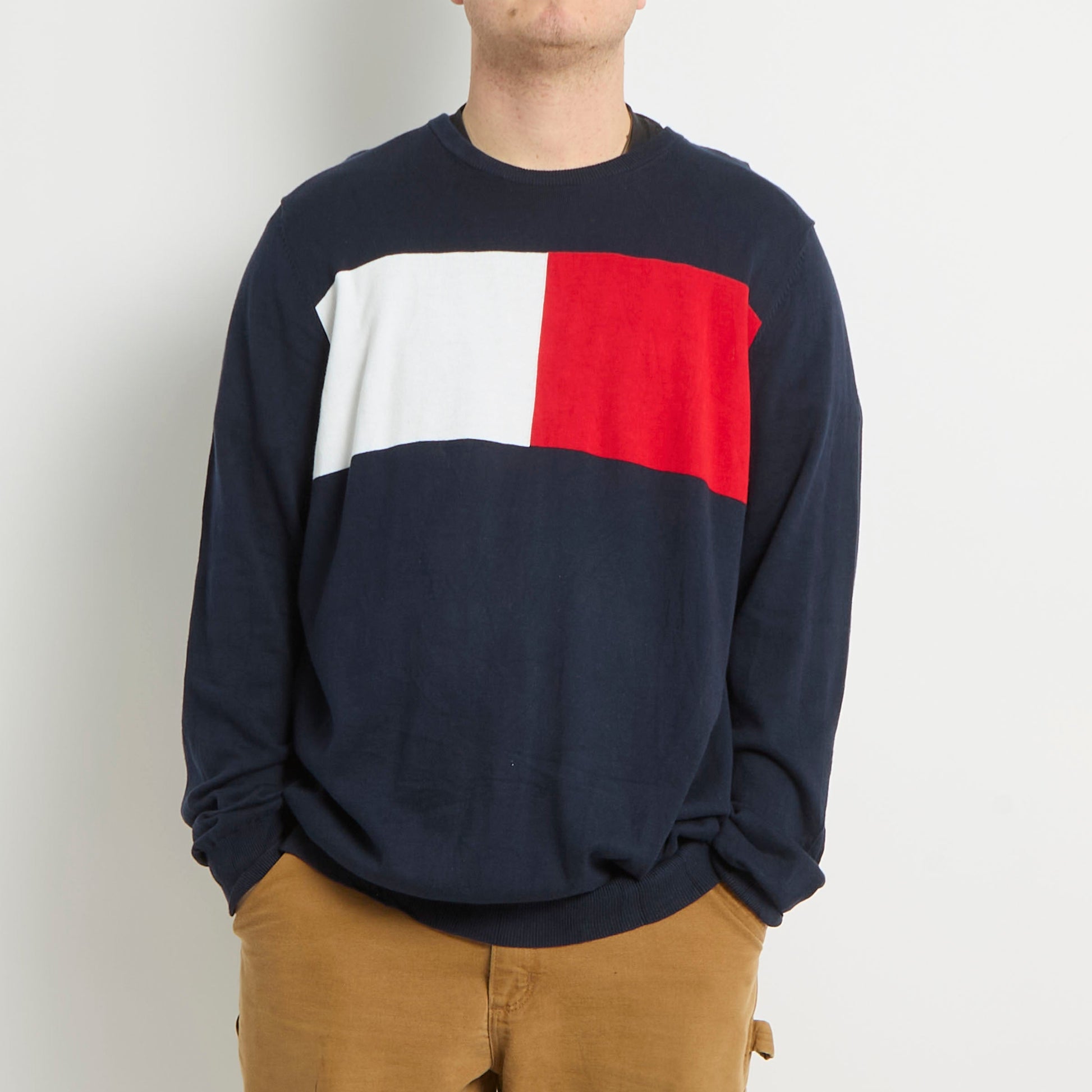 Tommy Hilfiger Crewneck Knitted Sweater - XXL