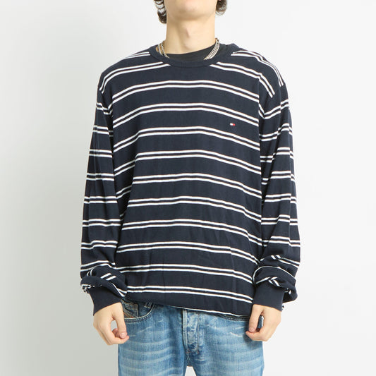 Tommy Hilfiger Striped Crewneck Sweater - XXL