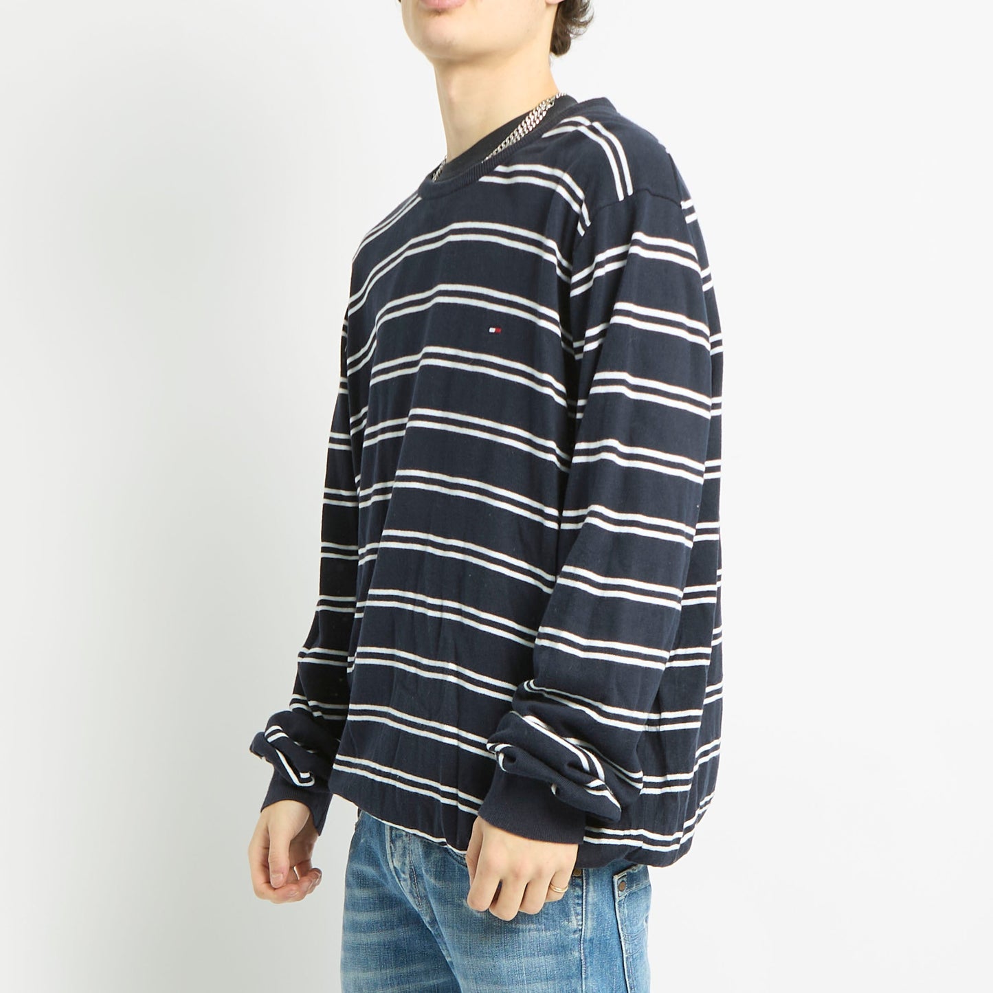 Tommy Hilfiger Striped Crewneck Sweater - XXL