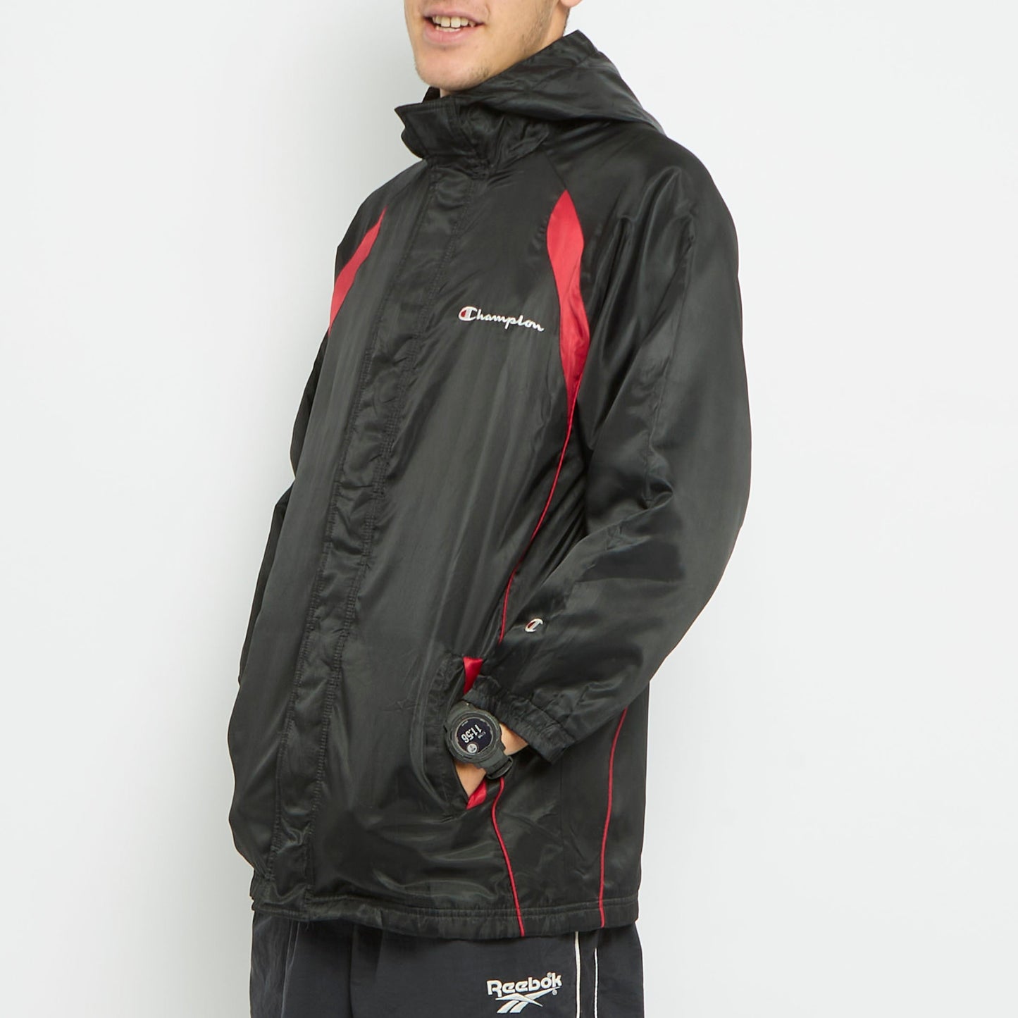 Champion Hooded Padded Jacket - S