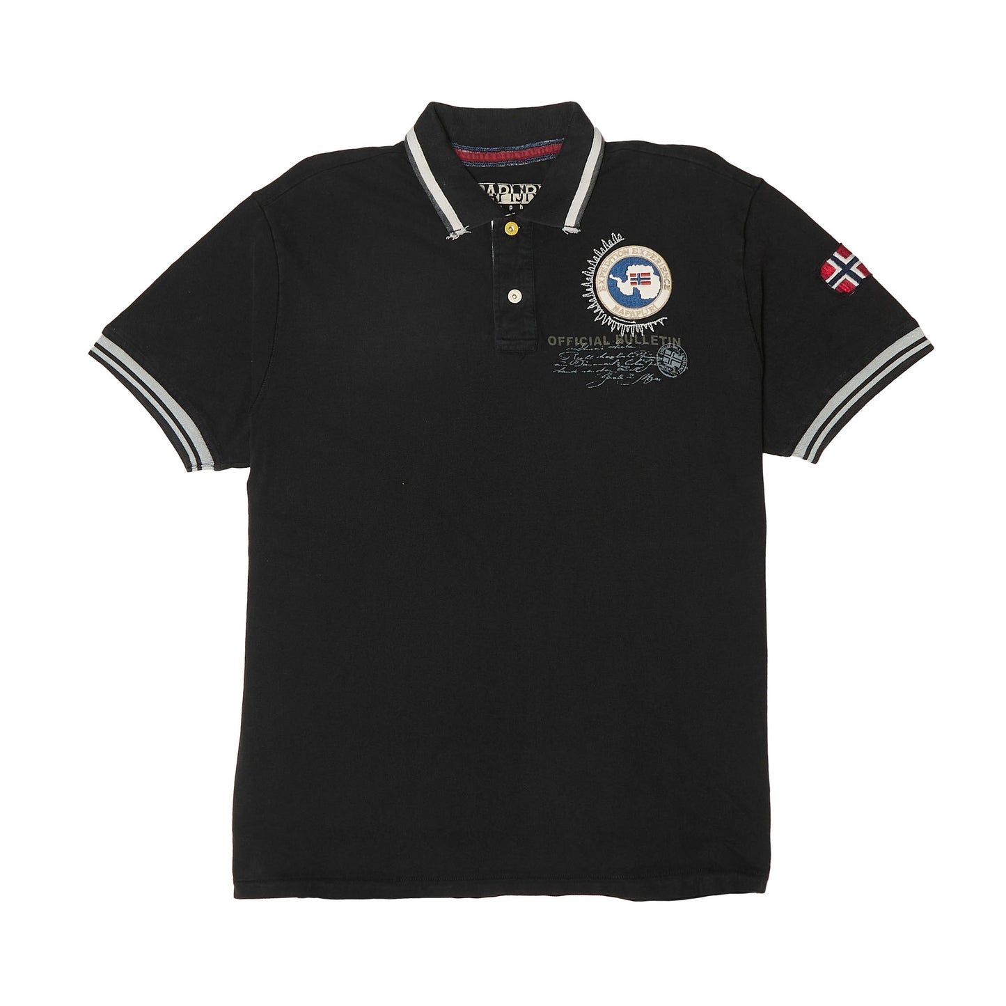 Napapijri Logo Print Polo Shirt - L