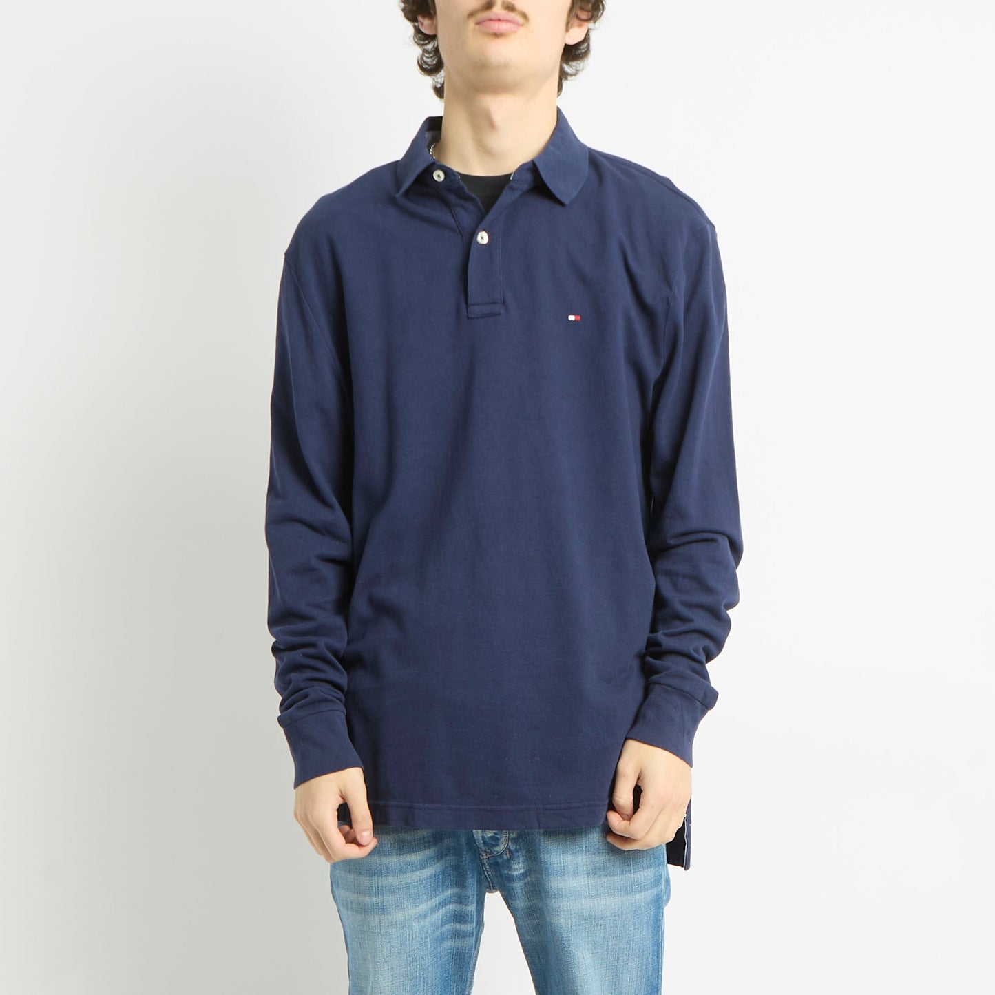 Tommy Hilfiger Longsleeve Polo Shirt - L