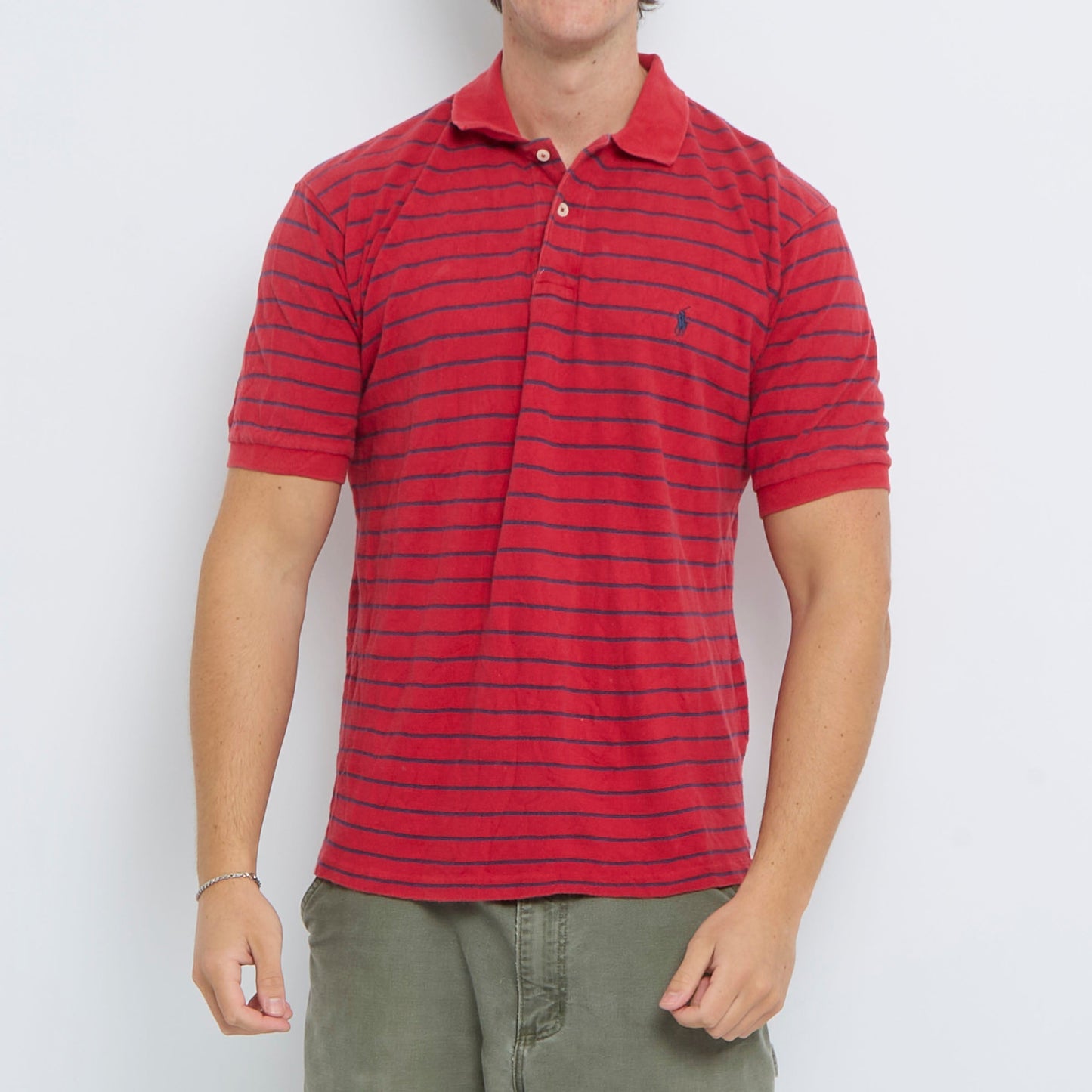 Ralph Lauren Striped Polo Shirt - L