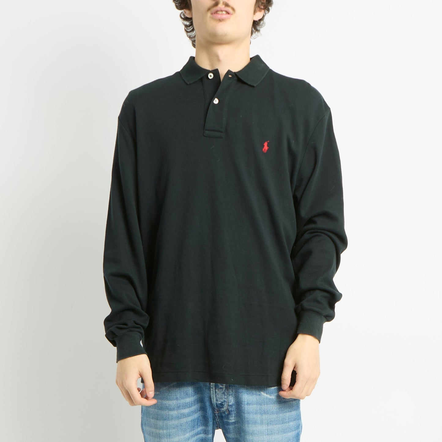 Ralph Lauren Long Sleeve Polo Shirt - M