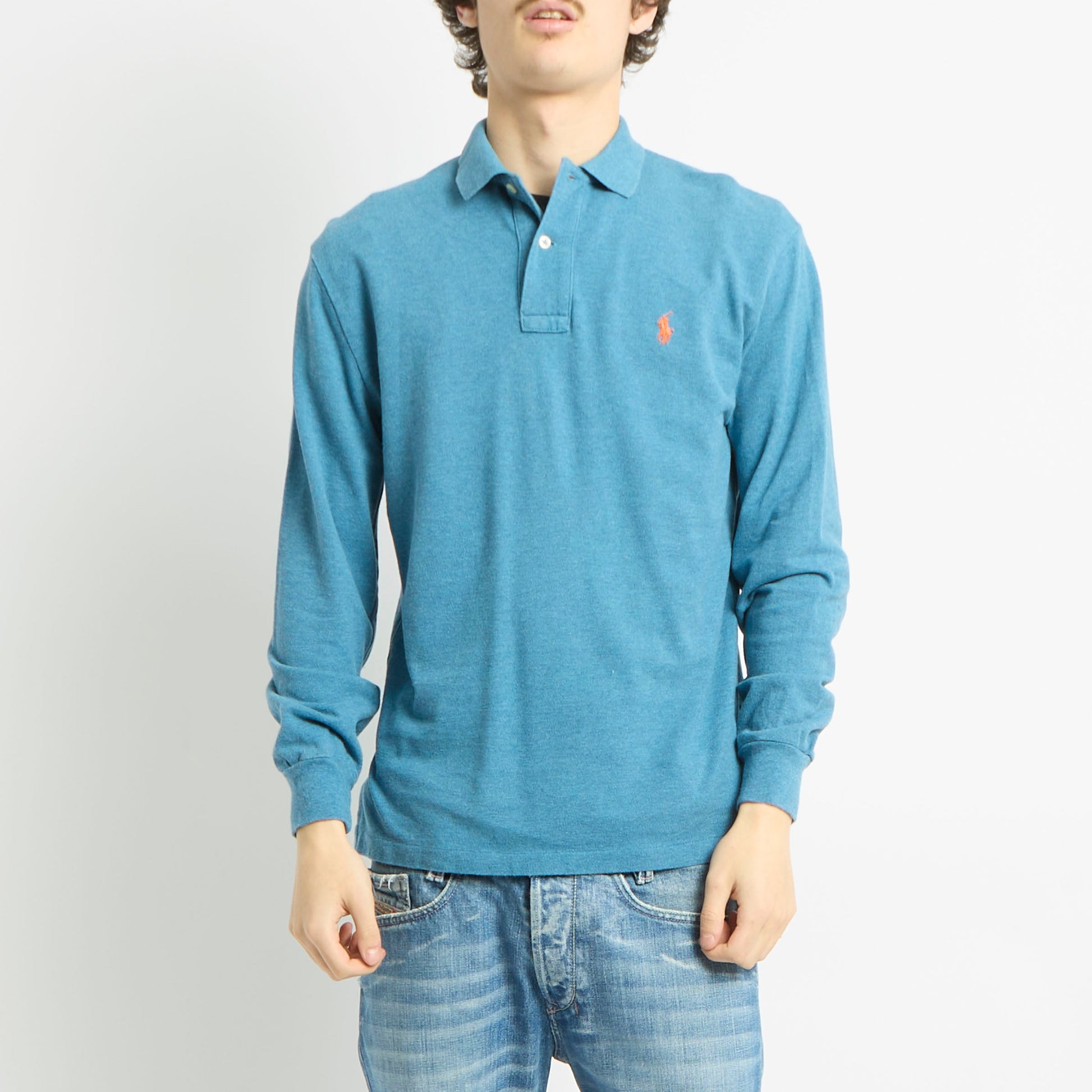 Ralph Lauren Longsleeve Polo Shirt - M