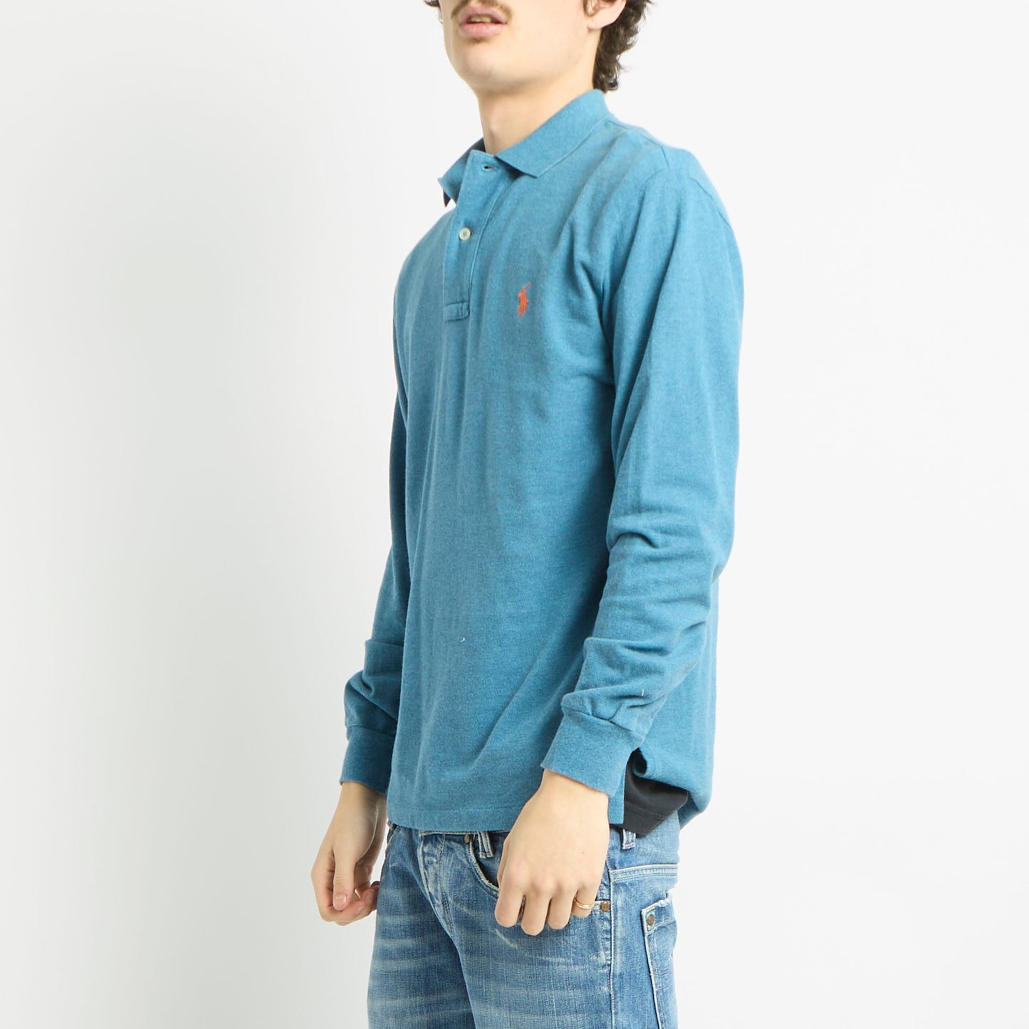 Ralph Lauren Longsleeve Polo Shirt - M