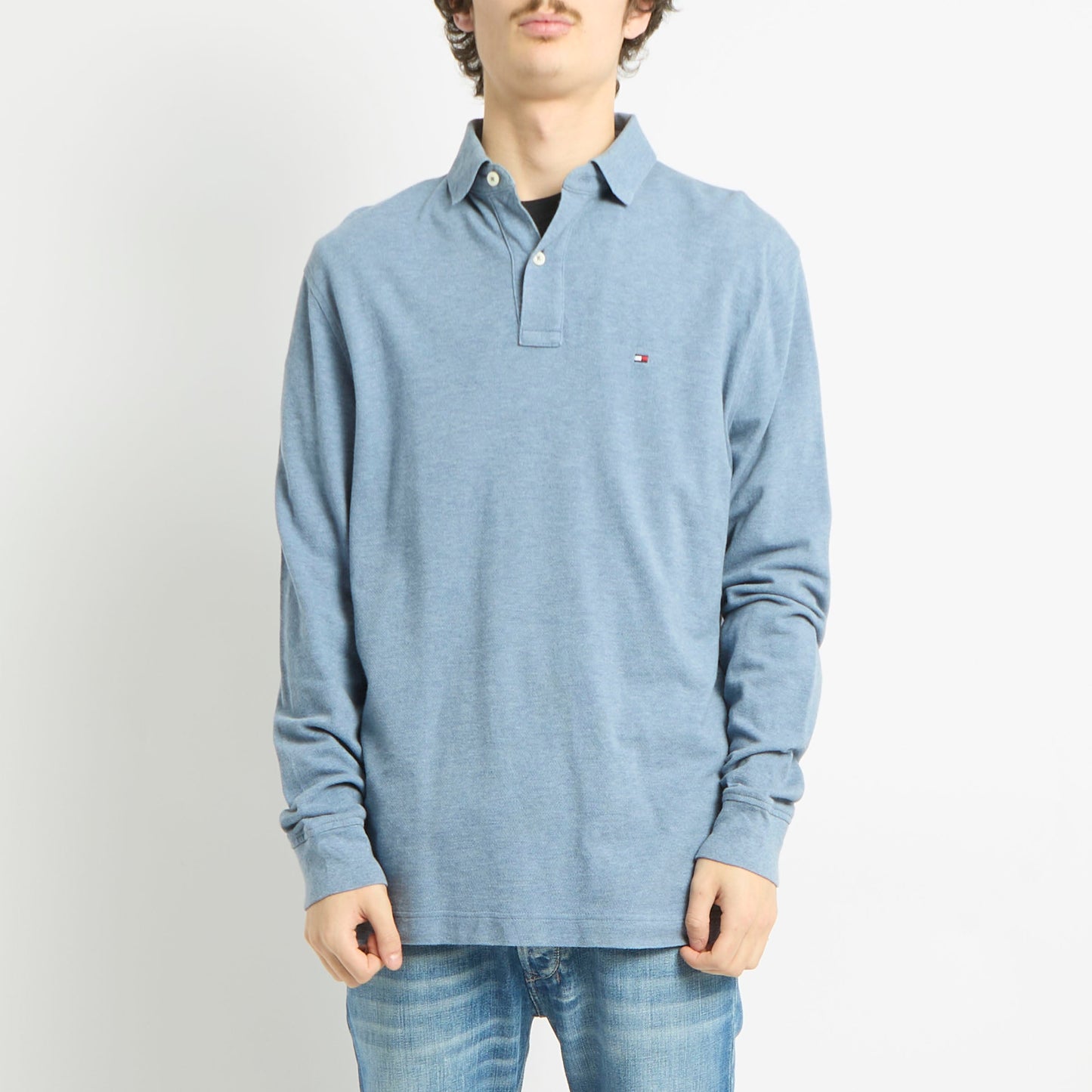 Tommy Hilfiger Longsleeve Polo Shirt - M