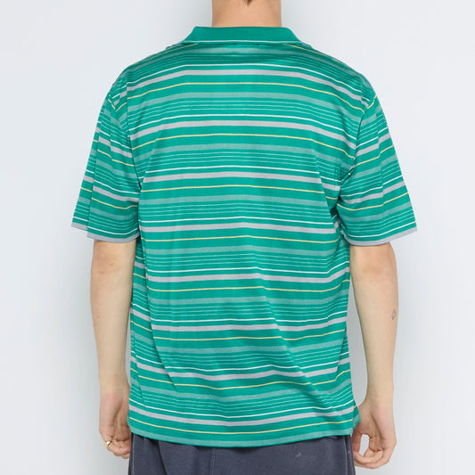 YSL Striped Polo Shirt - M