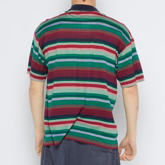 Striped Polo Shirt - M