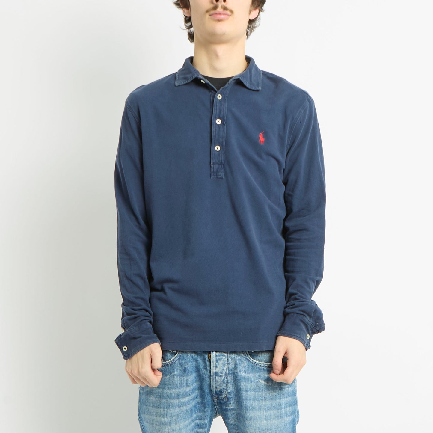 Ralph Lauren Long Sleeve Polo Shirt - M