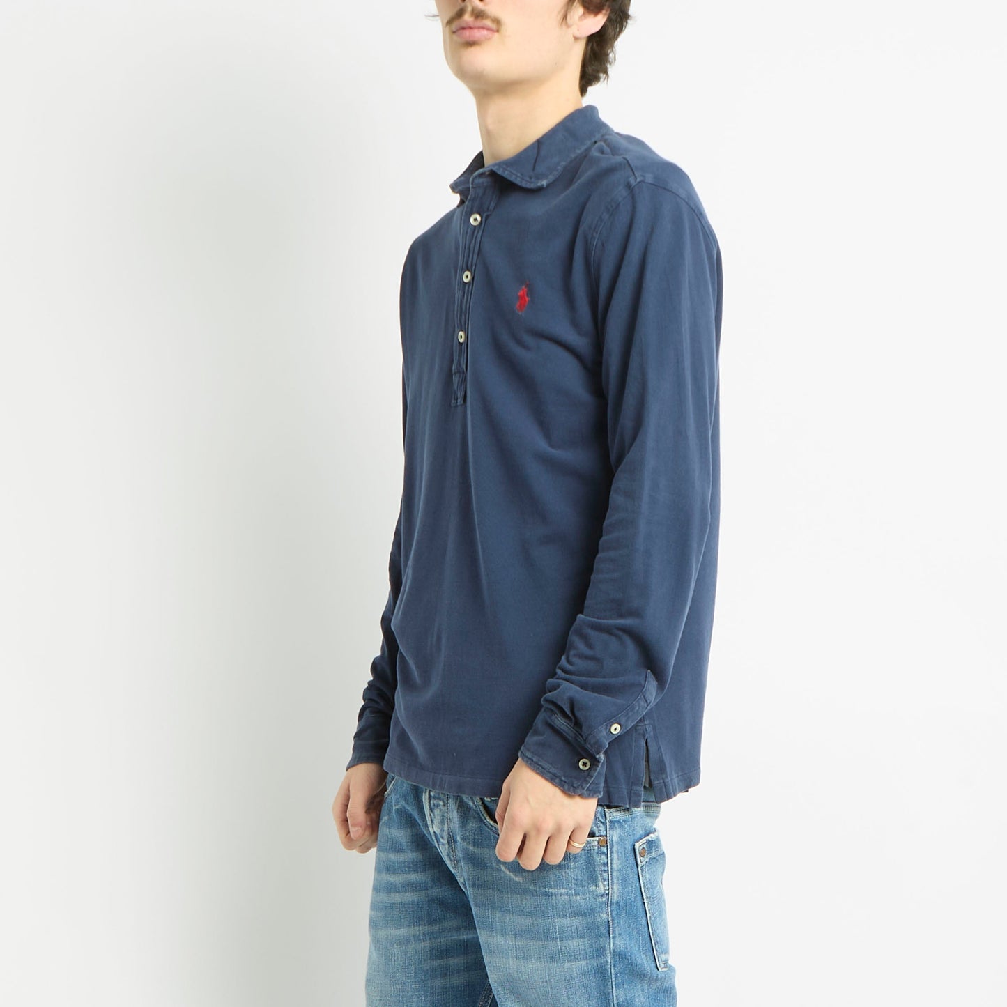 Ralph Lauren Longsleeve Polo Shirt - M