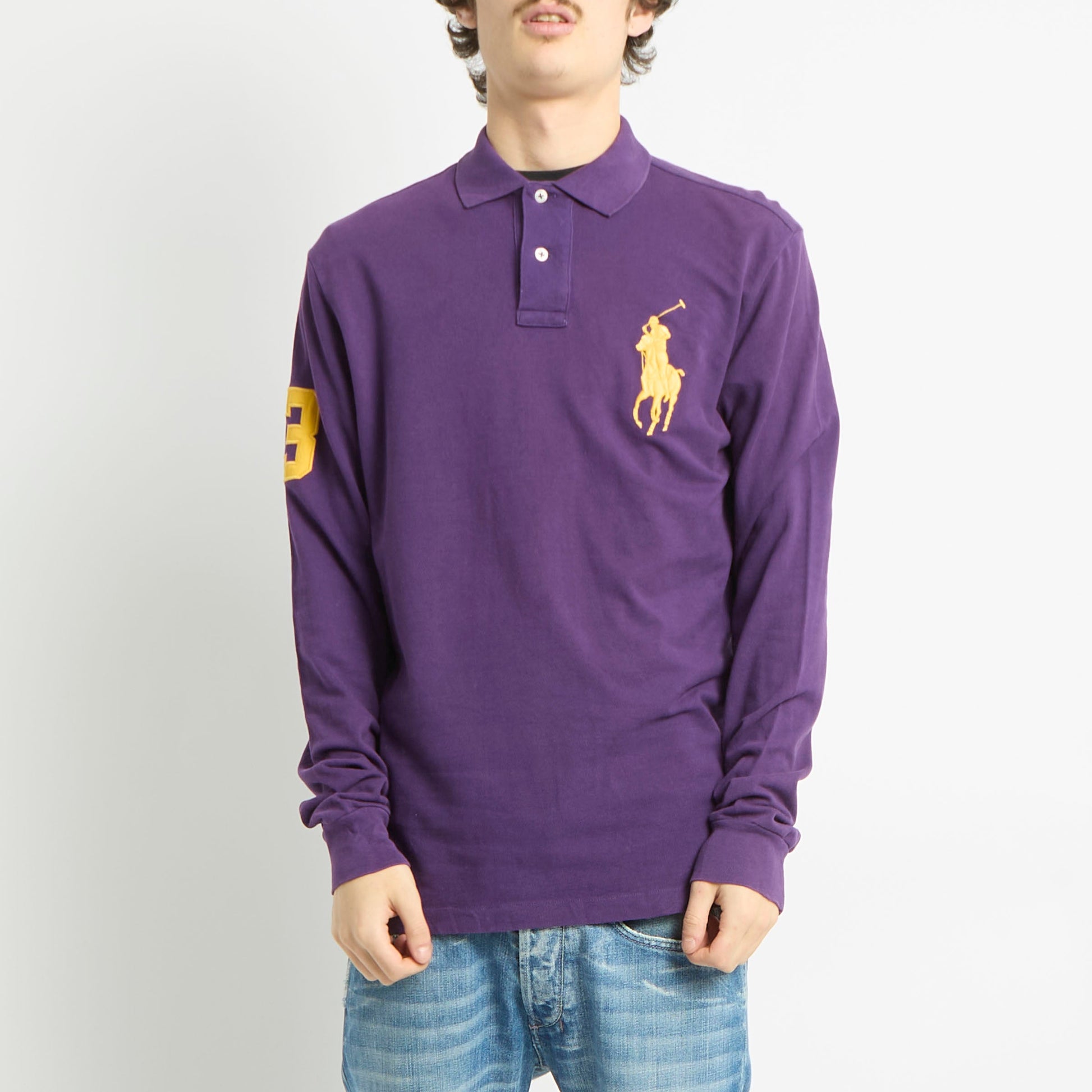 Ralph Lauren Longsleeve Polo Shirt - M