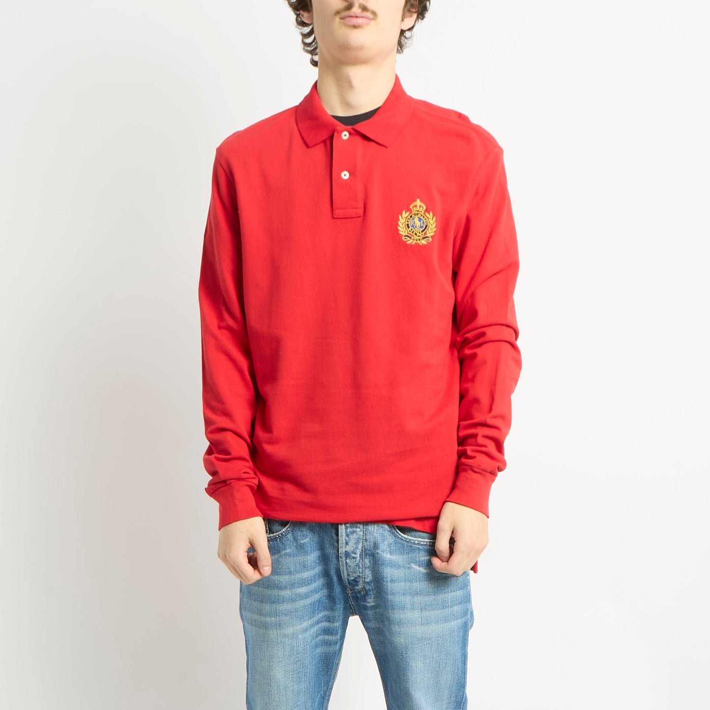 Ralph Lauren Long Sleeve Polo Shirt - M