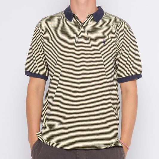 Ralph Lauren Logo Striped Polo - M