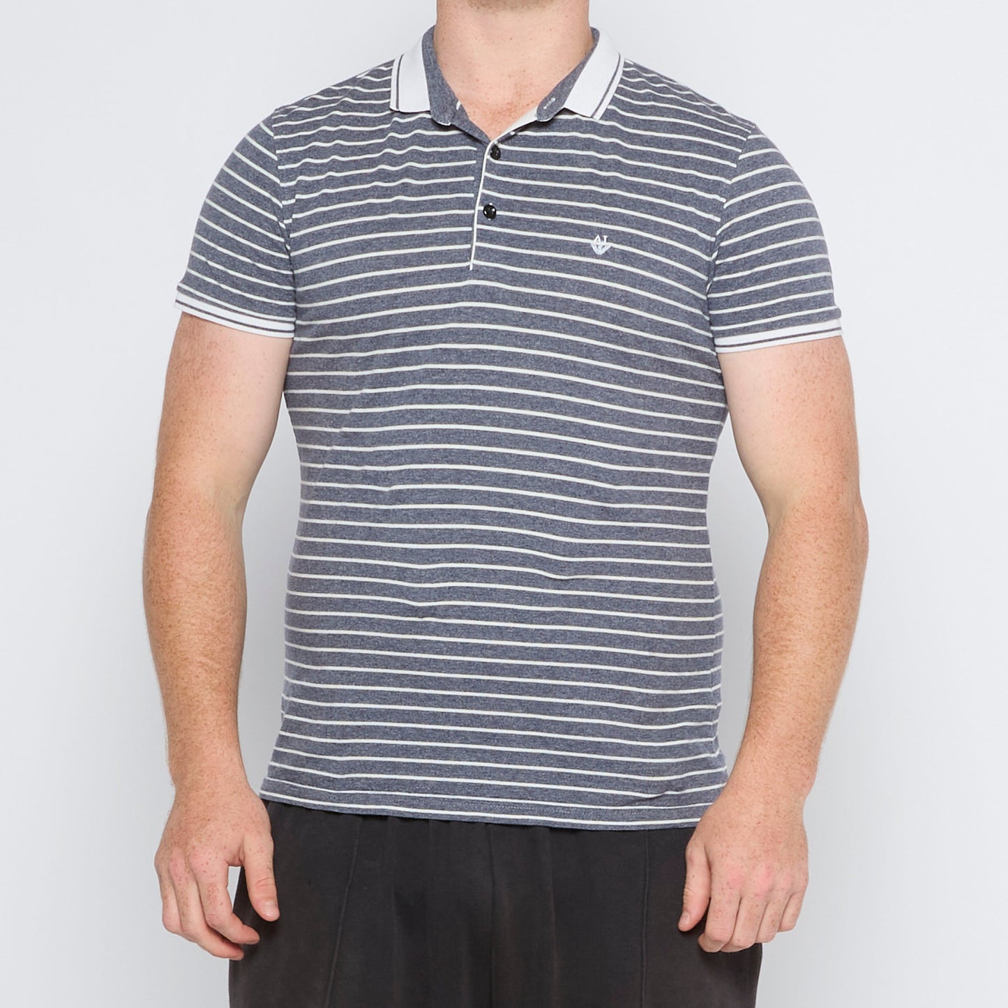 Armani Jeans Striped Polo - S