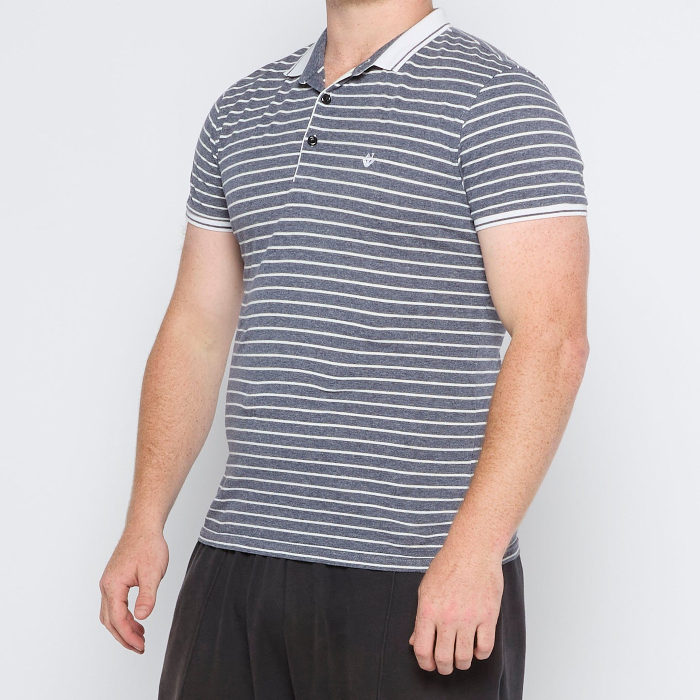 Armani Jeans Striped Polo - S