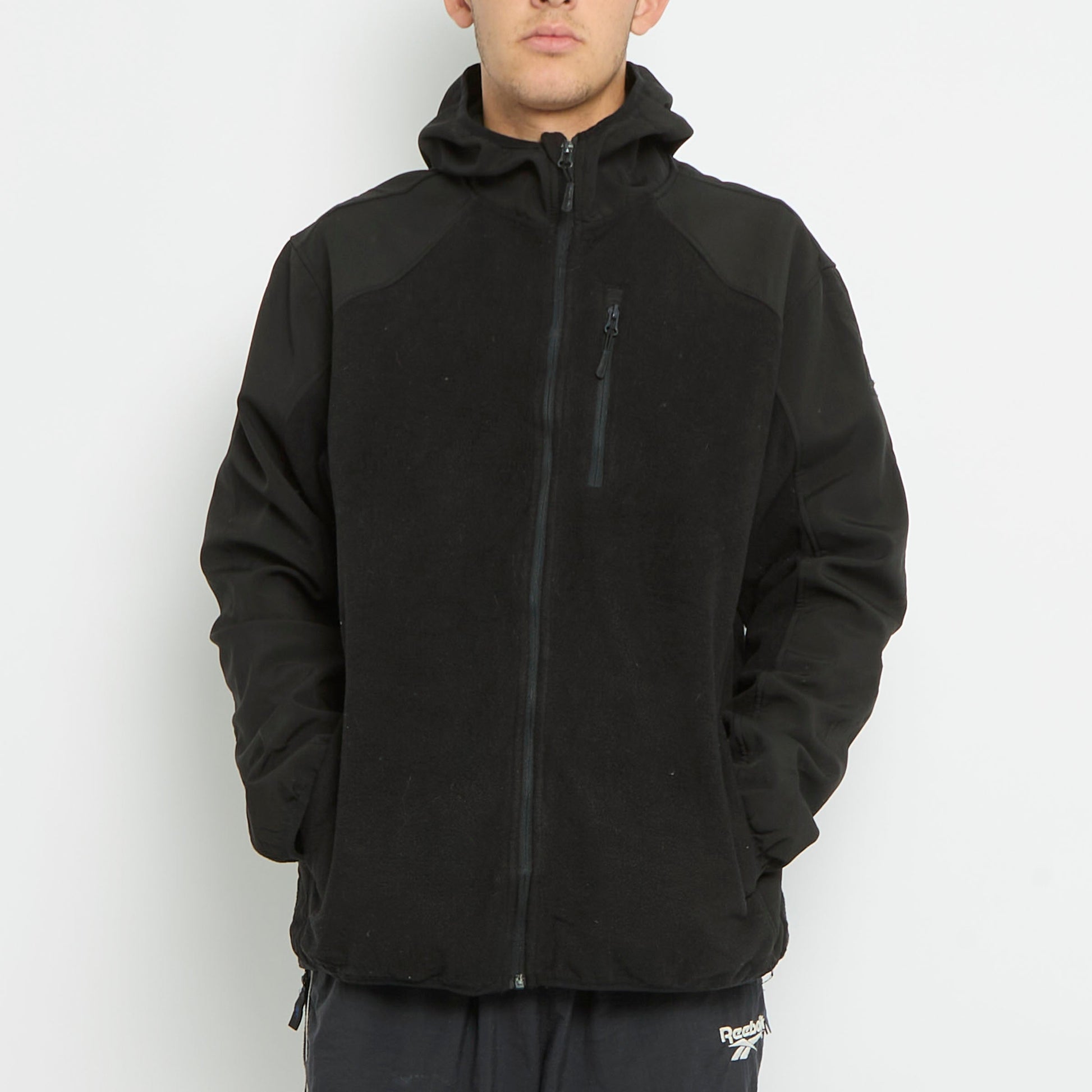 Reebok Full Zip Hooded Polar Fleece - XL