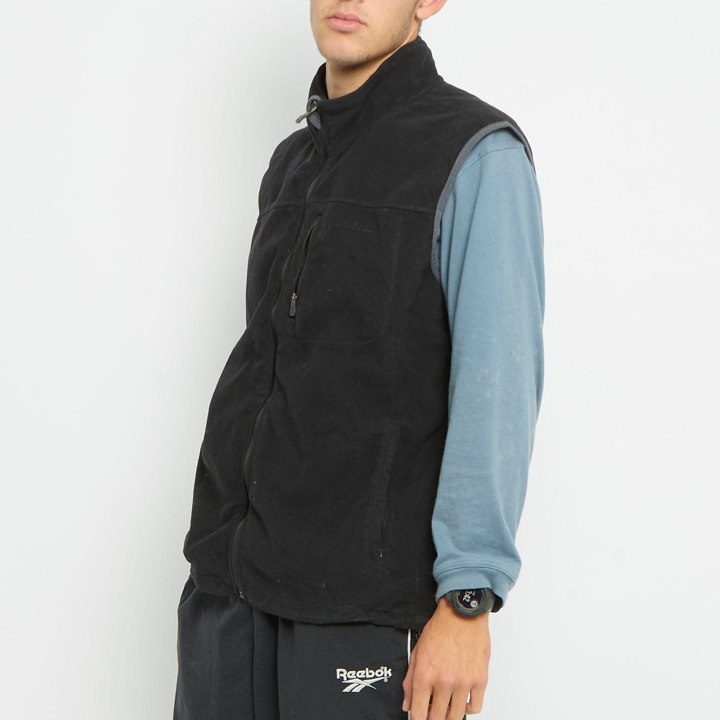 Full Zip Sleeveless Polar Fleece - XL