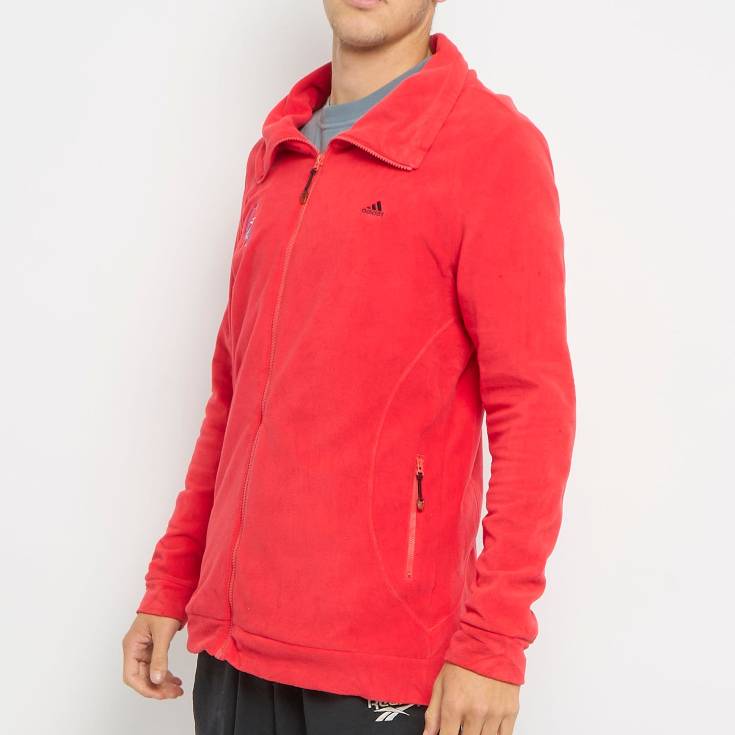 Adidas Logo Full Zip Polar Fleece - XL