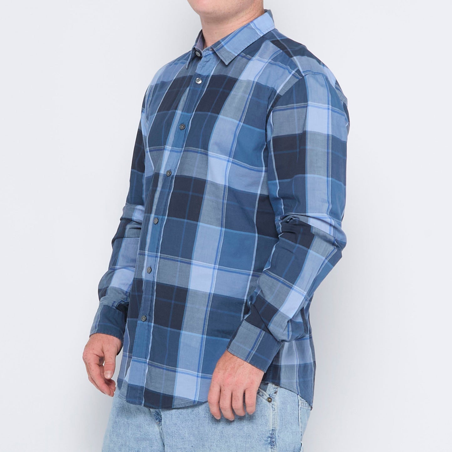 Hugo Boss Checked Shirt - L