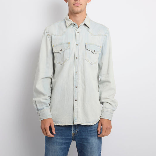 Diesel Washed Denim Shirt - L