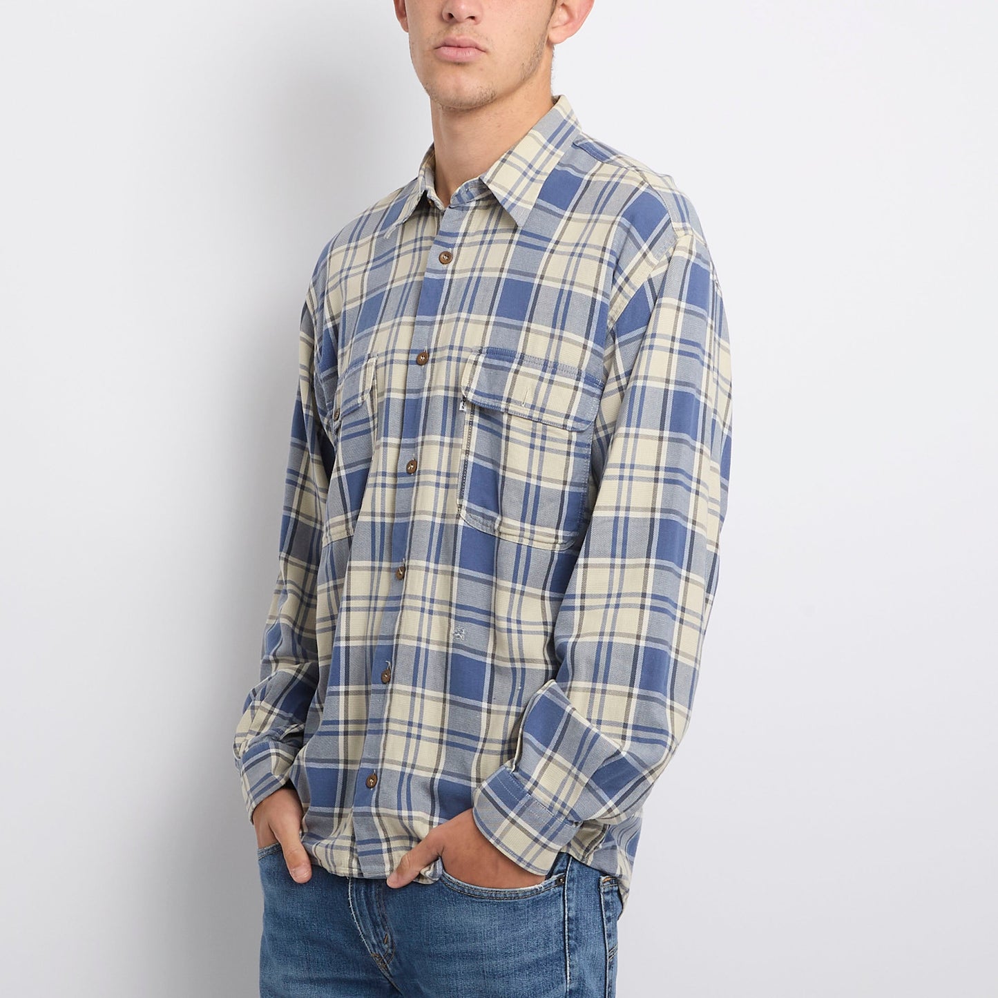 Levis Checked Shirt - L