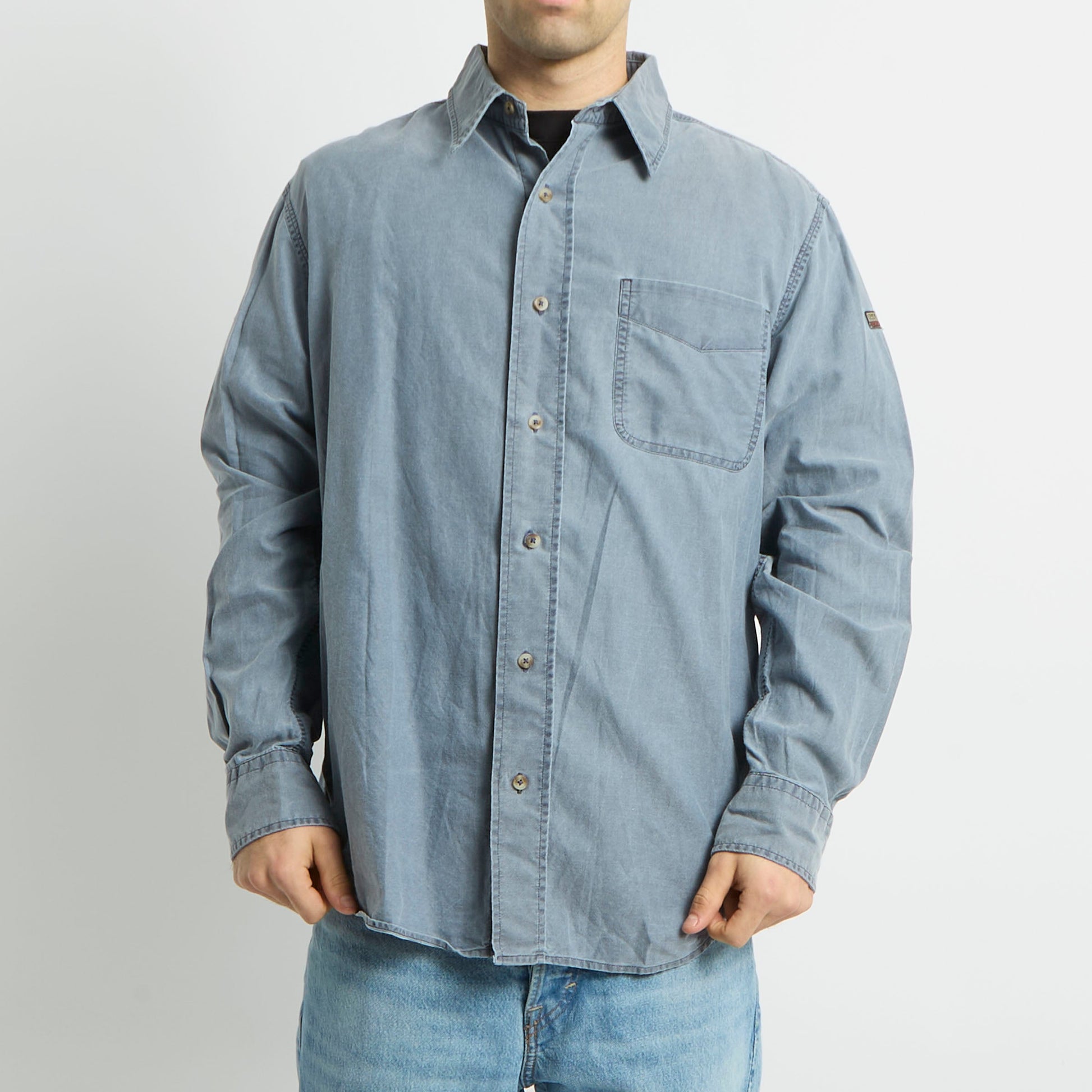 Napapijri Embroided Shirt - L