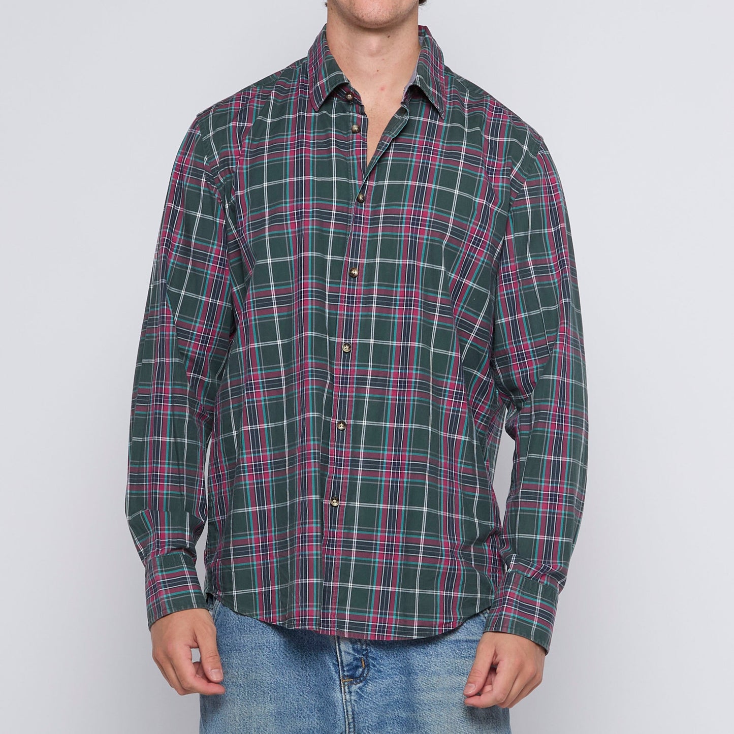 Hugo Boss Checked Shirt - L