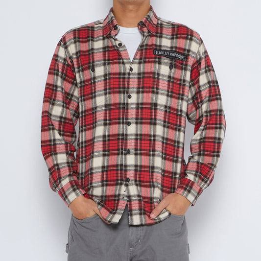 Harley Davidson Checked Shirt - L