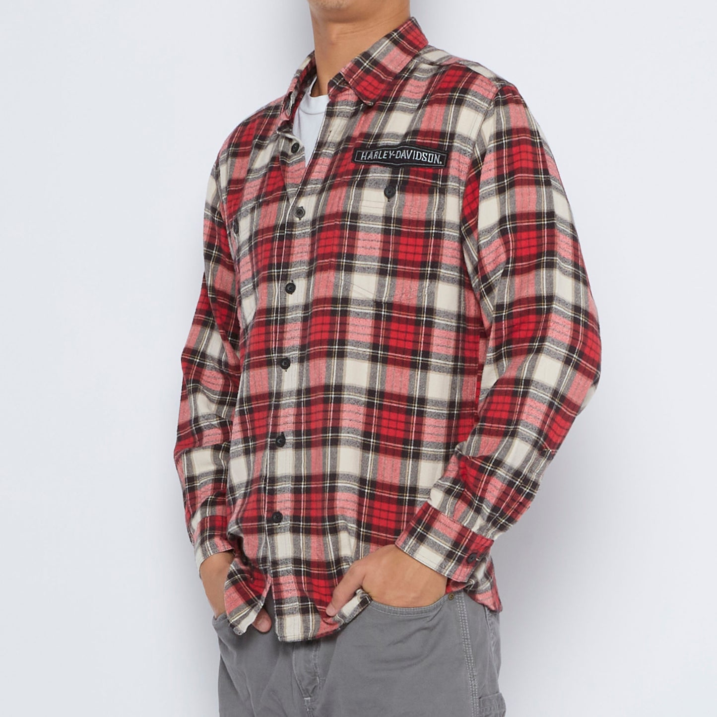 Harley Davidson Checked Shirt - L