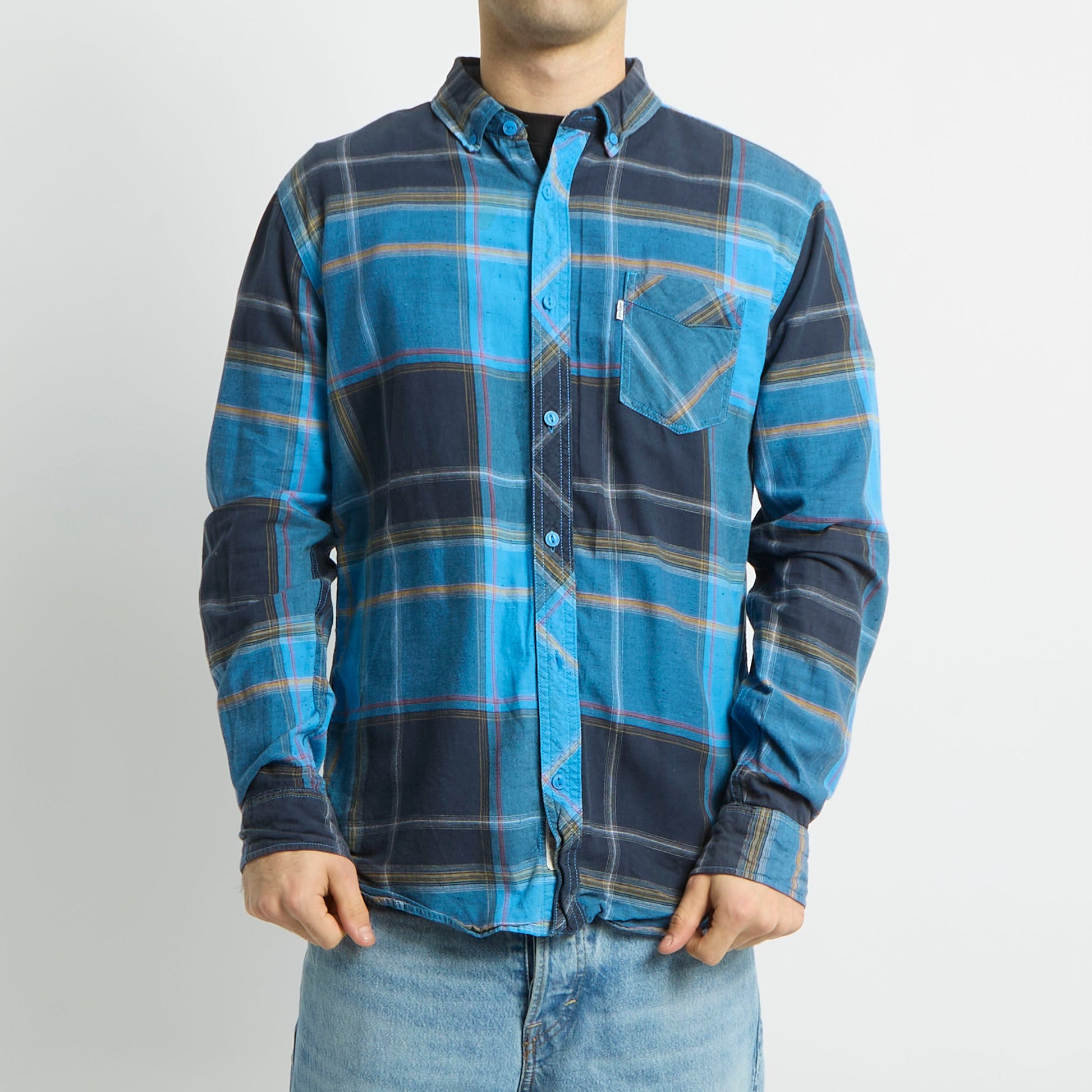 Levis Checked Shirt - M