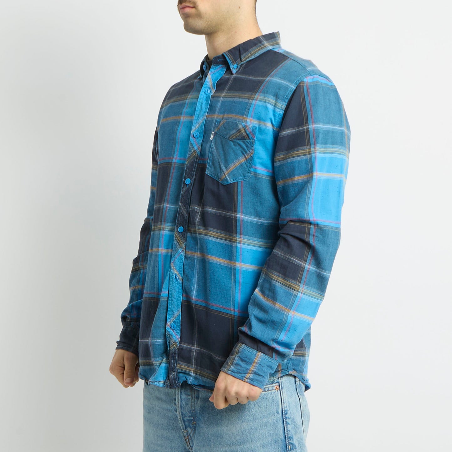 Levis Checked Shirt - M