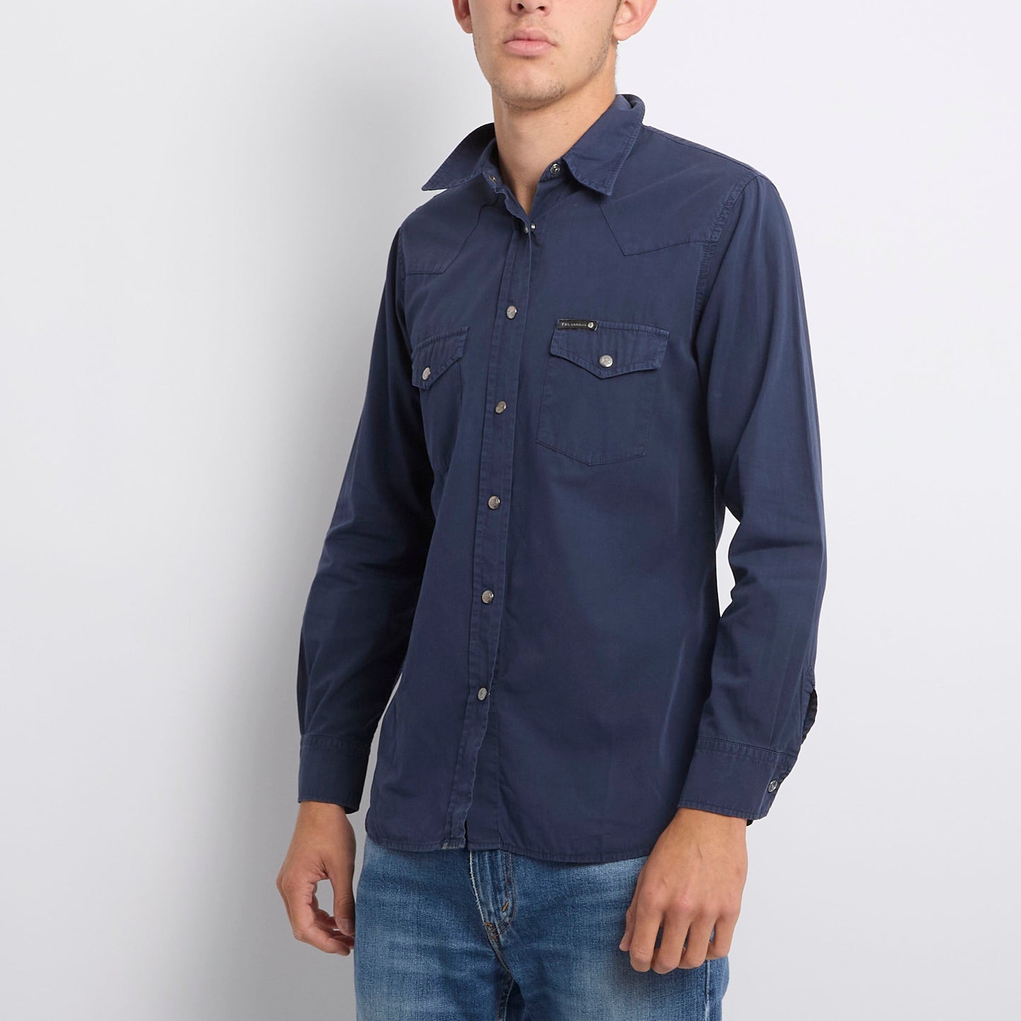 Trussardi Pocket Detail Shirt - M