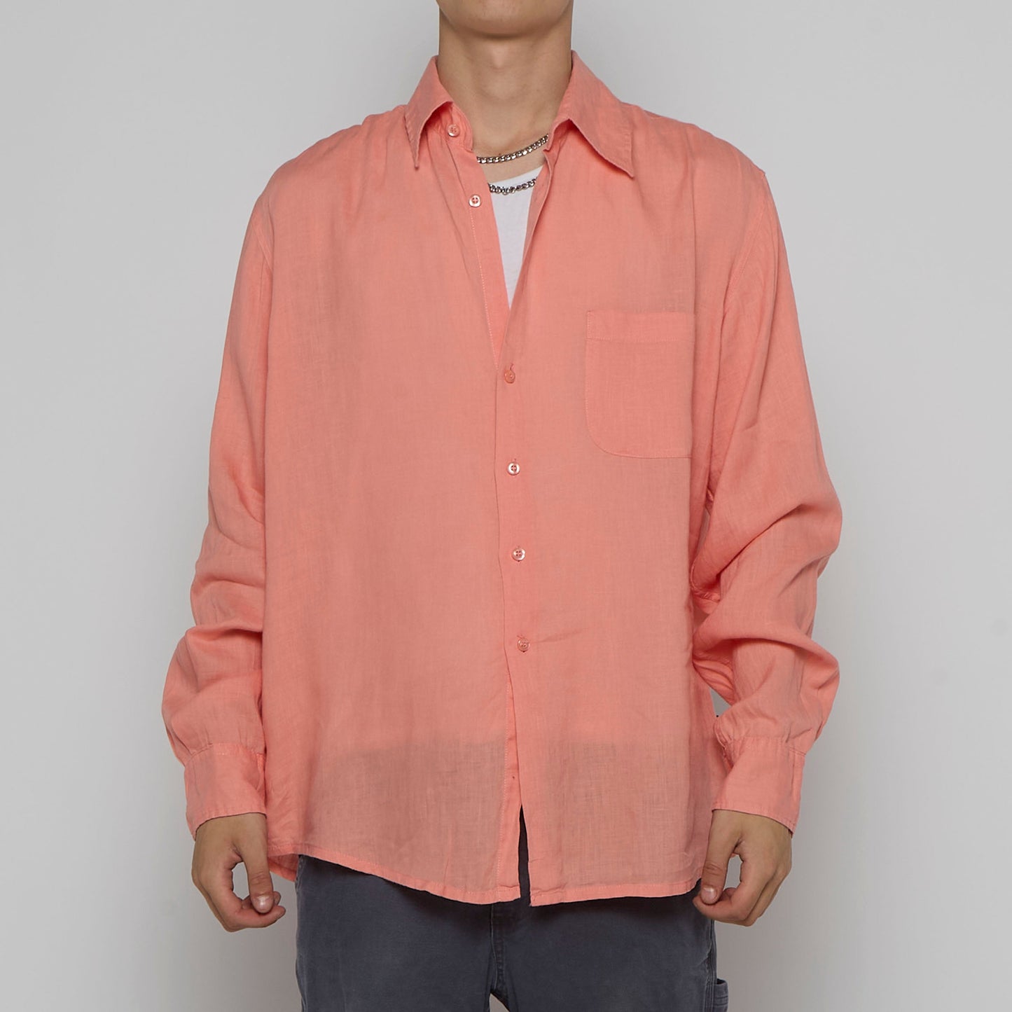 Sergio Tacchini Linen Shirt - M