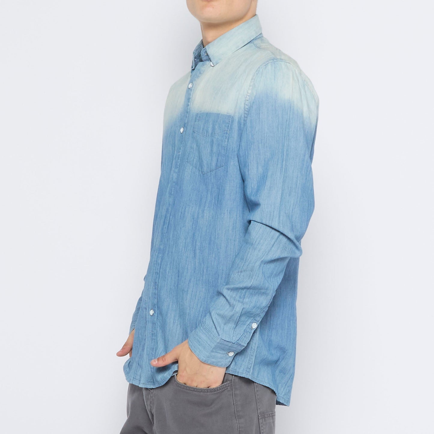 Calvin Klein Denim Look Shirt - S