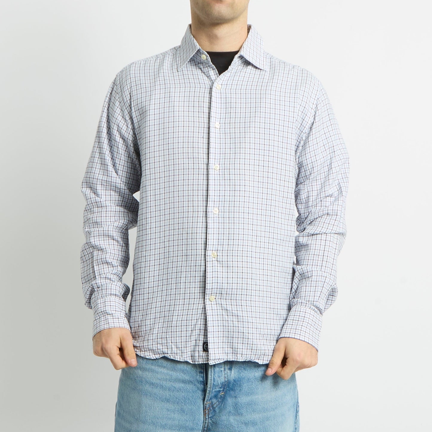 Sergio Tacchini Checked Shirt - S