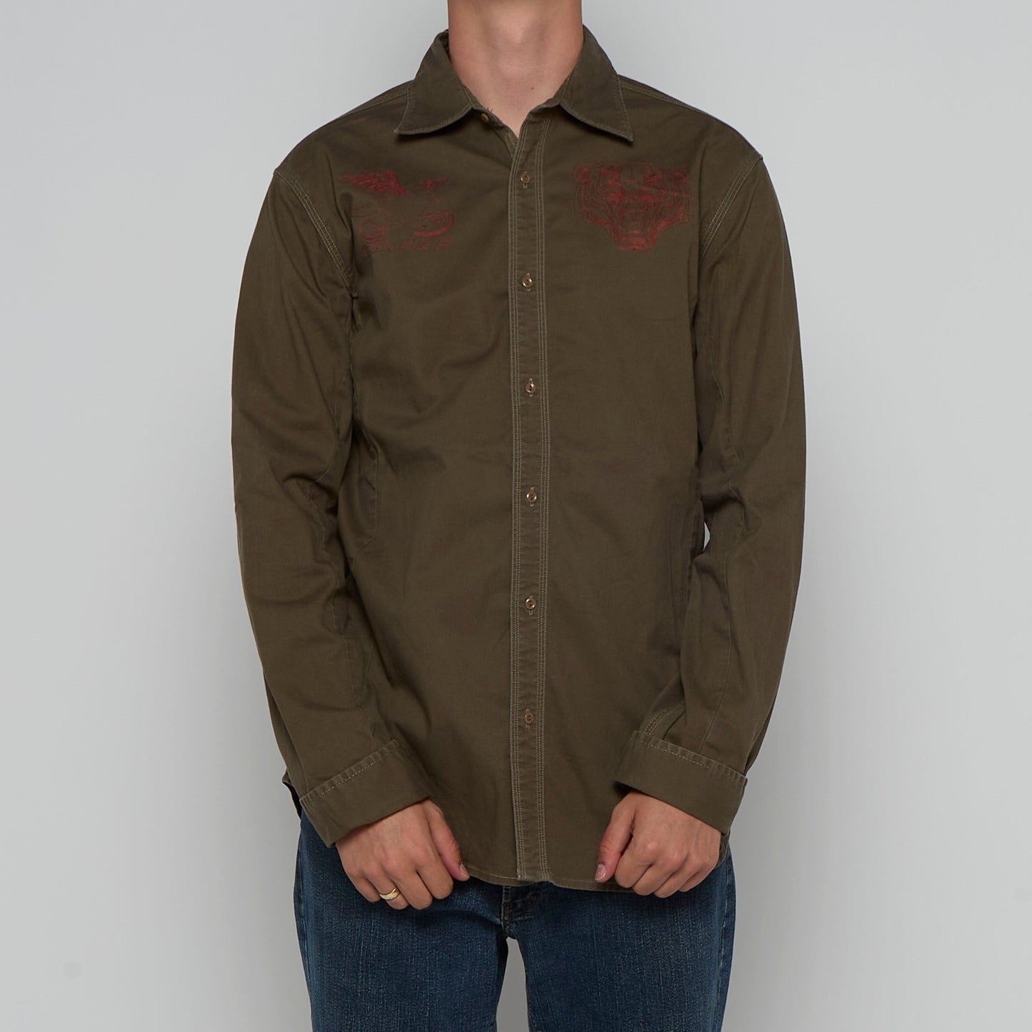 Diesel Embroidered Shirt - XL